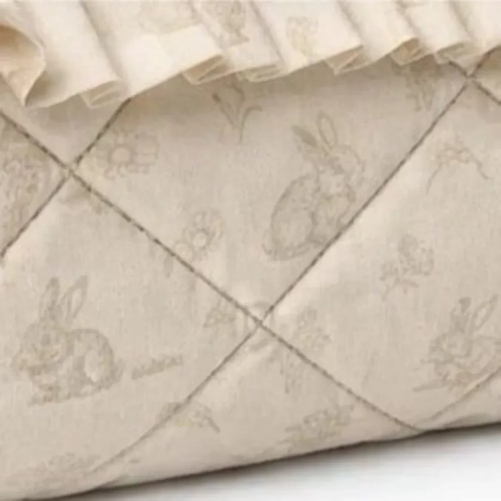 Daily Grind Ruffle Quilted Planner Accessories Kit Neutral Beige Bunny Grove